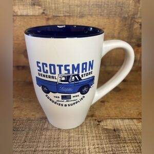 Scotsman General Store Blue/White Pickup Truck mug Made USA Laurel Mississippi